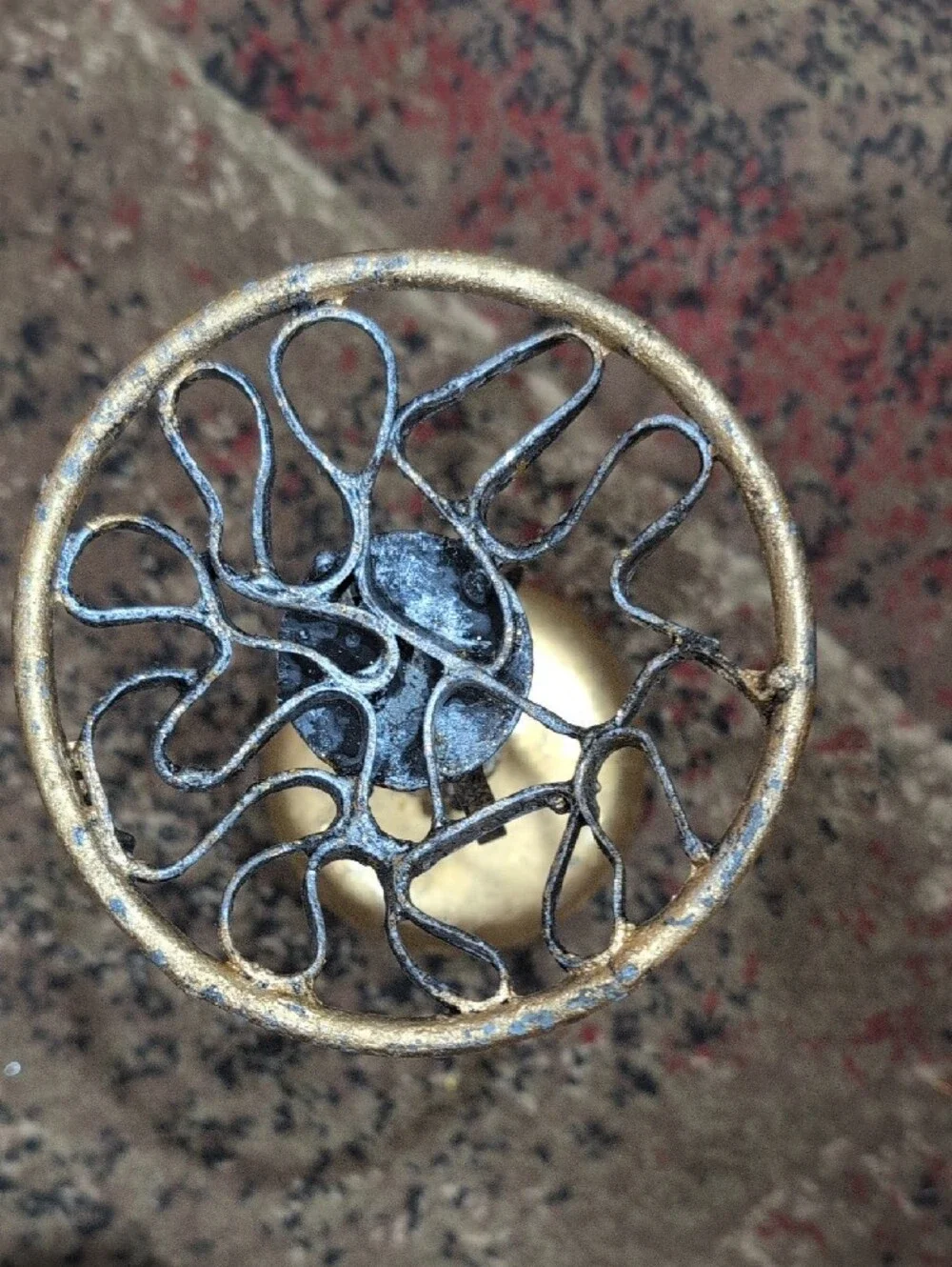 Gold Metal Decorative Candle Holder - Home Accents